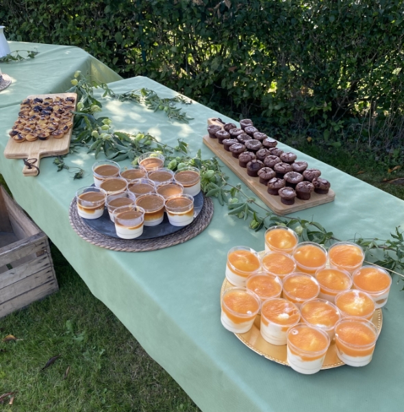 Brunch sucré en extérieur Clémence Jouaux Traiteur